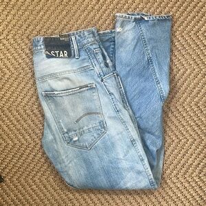 G-Star Raw Denim - Light Wash Distressed - Blue - 33x34